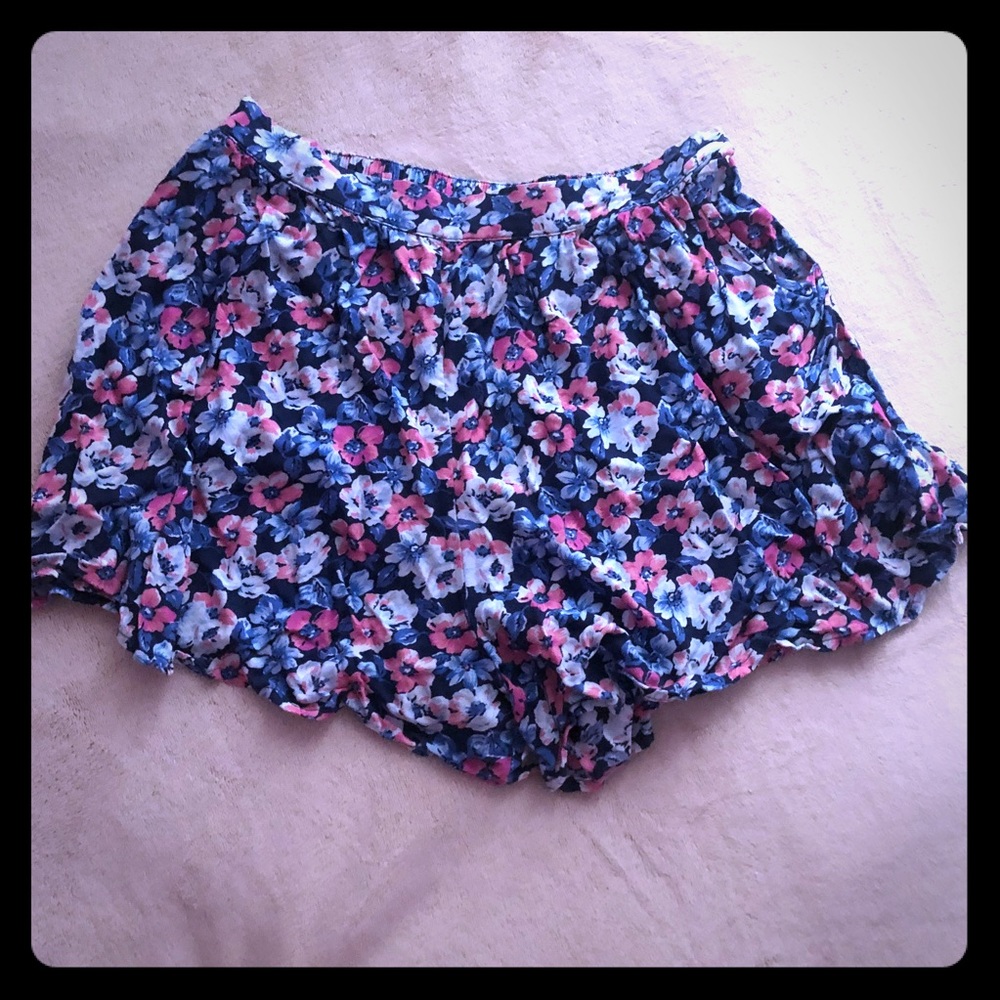 Hollister Floral Skort